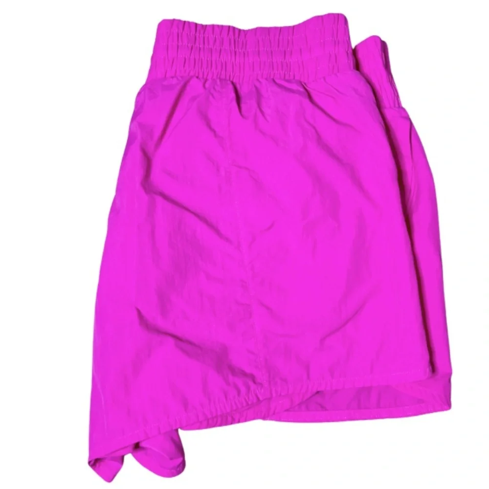 All in Motion Athletic Shorts Hot Pink Stretchy Smocked‎ Waist Dolphin Hem Women - Picture 11 of 16